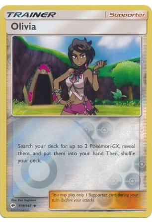 Olivia - SM03/119 - Uncommon (Reverse Holo)