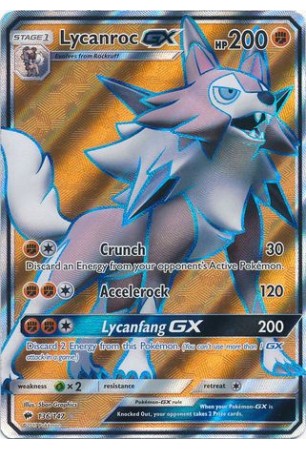 Lycanroc-GX - SM03/136 - Ultra Rare (Full Art)