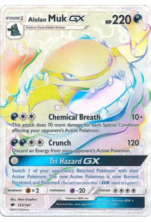 Alolan Muk-GX - SM03/157- Secret Rare