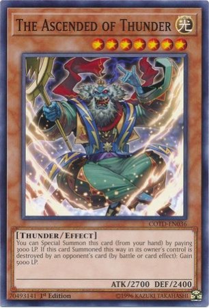 The Ascended of Thunder - COTD-EN036 - Common