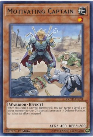 Motivating Captain - COTD-EN031 - Rare