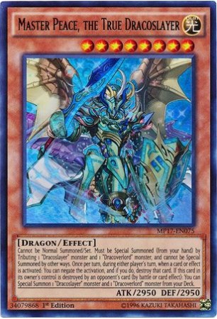 Master Peace, the True Dracoslayer - MP17-EN075 - Ultra Rare