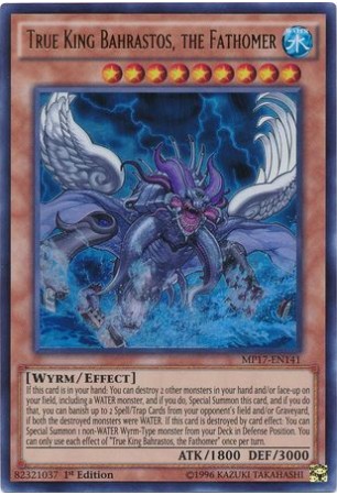 True King Bahrastos, the Fathomer - MP17-EN141 - Ultra Rare