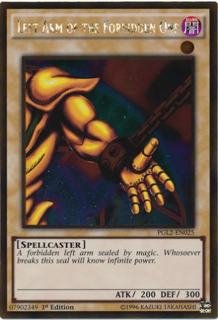 Left Arm of the Forbidden One - PGL2-EN025 - Gold Rare